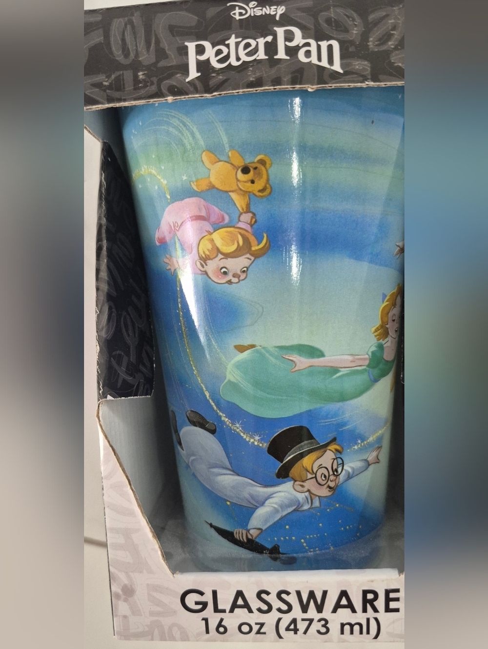 DISNEY PETER PAN Blue and Green Flying Characters Drink Cup - Picture 3 of 3